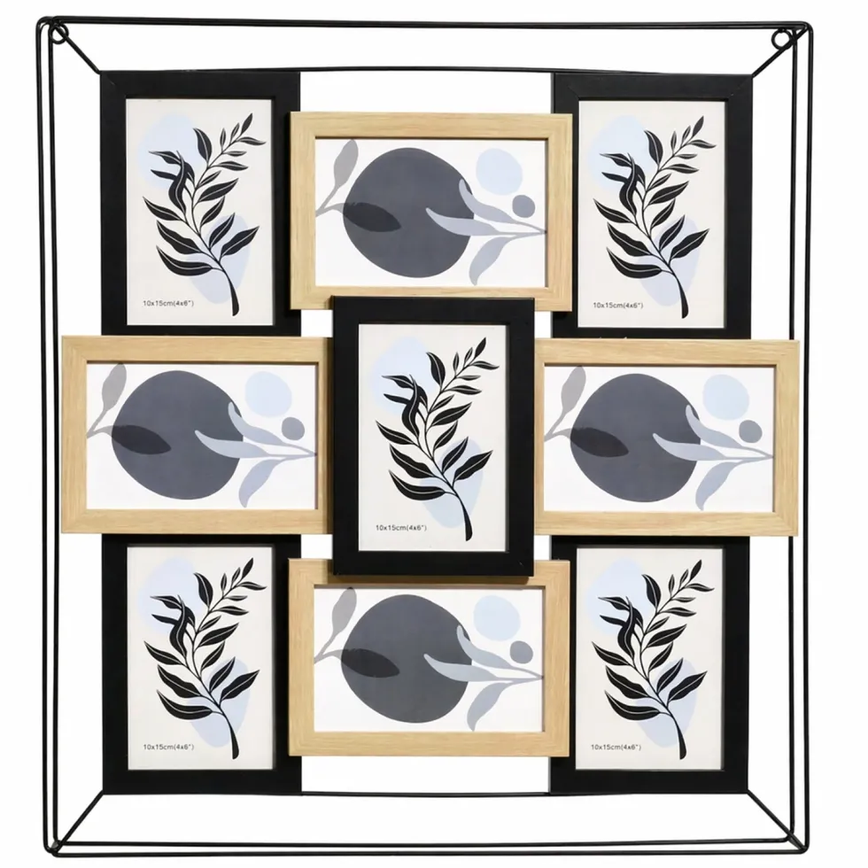 Cornice Portafoto Multiplo 9 Posti h50x45 cm
