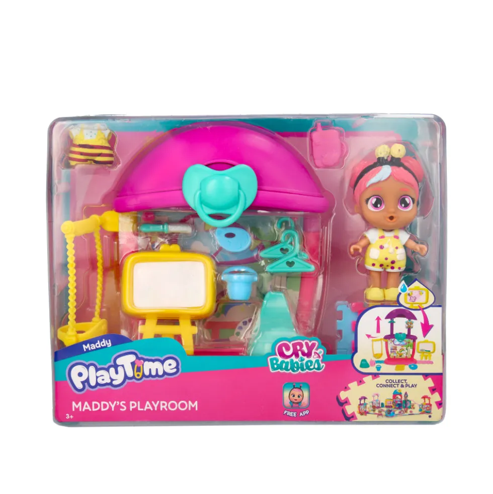 Cry Babies PlayTime Mini Playset con Bambola Esclusiva e Accessori