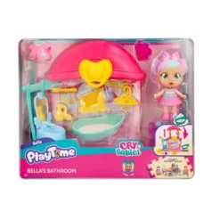 Cry Babies PlayTime Mini Playset con Bambola Esclusiva e Accessori