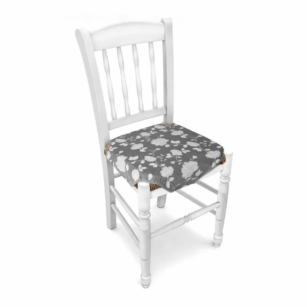 Cuscini Coprisedia Vesto Grigio con Lacci 38x38 cm