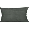 Cuscino Arredo Aida Tinta Unita Grigio Scuro 30x50 cm