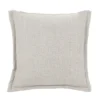 Cuscino Arredo Beige con Balza Idrorepellente 50×50 cm