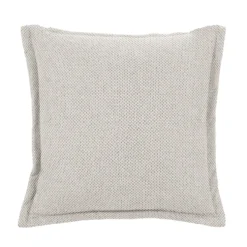 Cuscino Arredo Beige con Balza Idrorepellente 50×50 cm