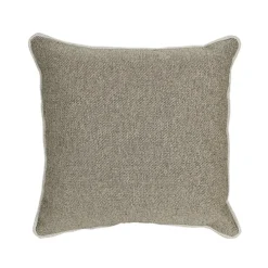 Cuscino Arredo Beige con Bordo piping Idrorepellente 50×50 cm
