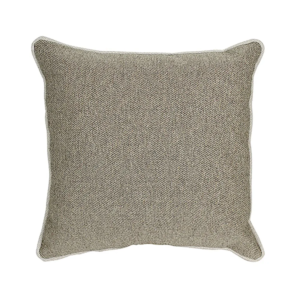 Cuscino Arredo Beige con Bordo piping Idrorepellente 50×50 cm