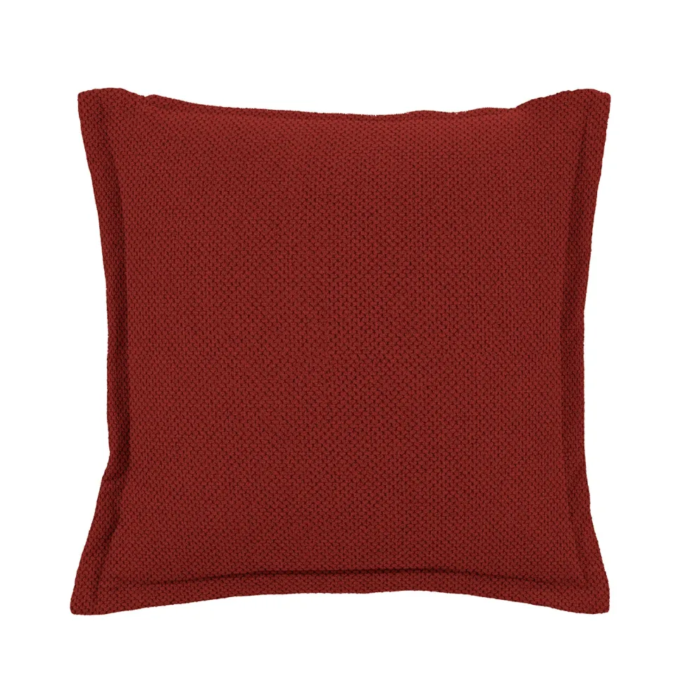 Cuscino Arredo Bordeaux con Balza Idrorepellente 50×50 cm