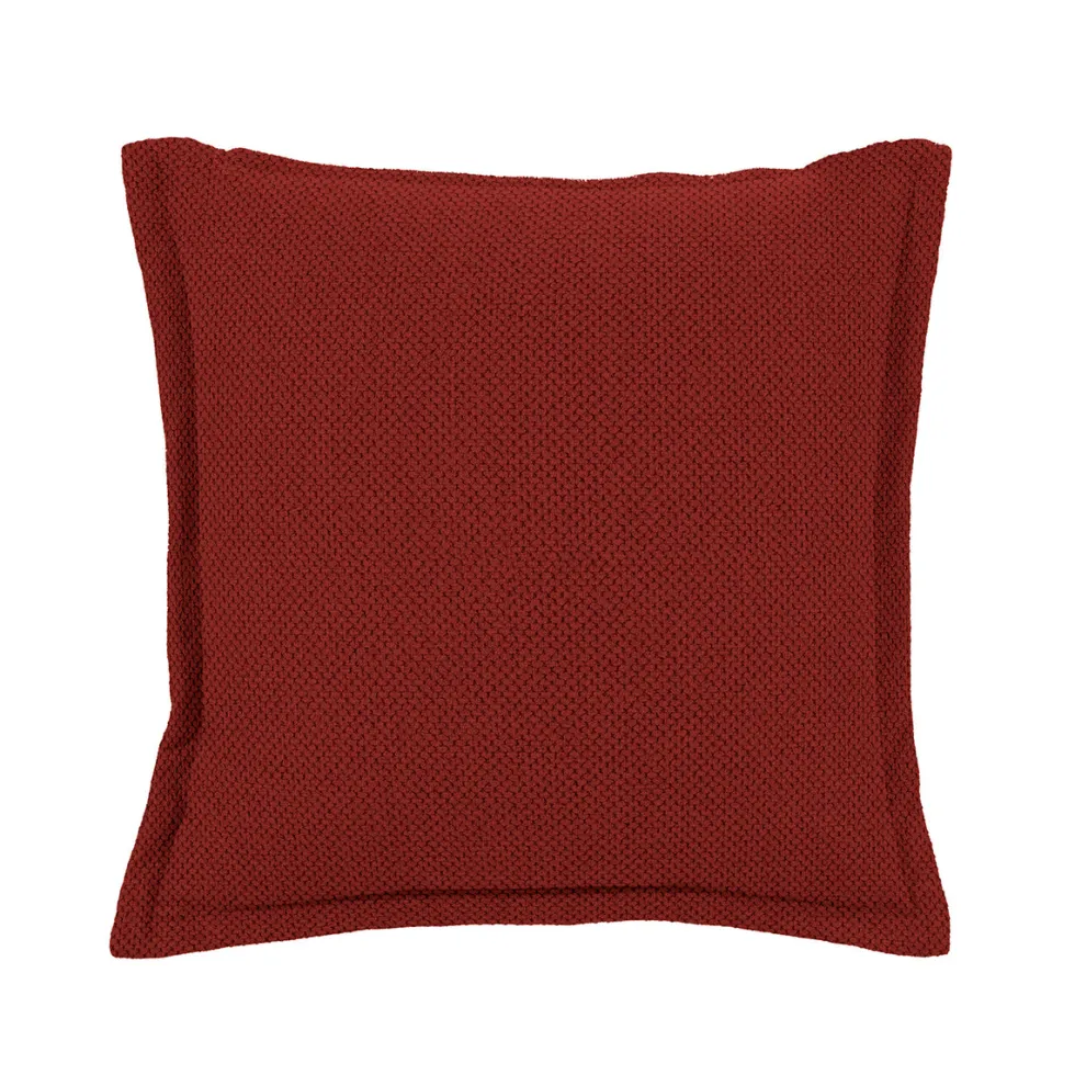 Cuscino Arredo Bordeaux con Balza Idrorepellente 50×50 cm