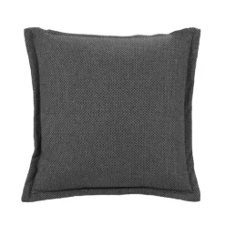 Cuscino Arredo Grigio Scuro con Balza Idrorepellente 50×50 cm