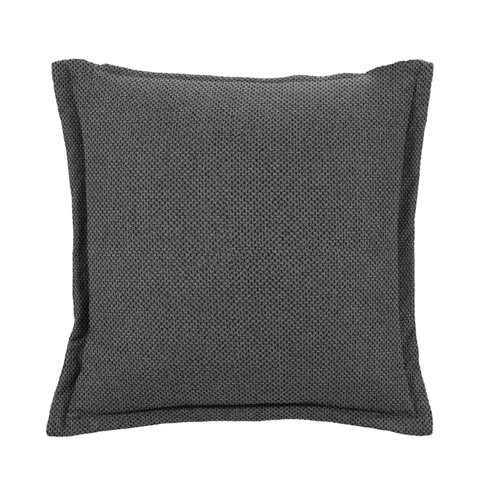 Cuscino Arredo Grigio Scuro con Balza Idrorepellente 50×50 cm