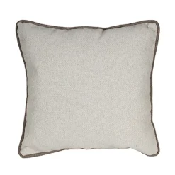 Cuscino Arredo Naturale con Bordo piping Idrorepellente 50×50 cm