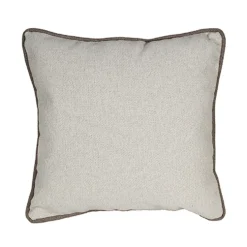 Cuscino Arredo Naturale con Bordo piping Idrorepellente 50×50 cm