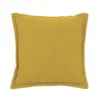Cuscino Arredo Senape con Balza Idrorepellente 50×50 cm