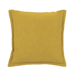 Cuscino Arredo Senape con Balza Idrorepellente 50×50 cm