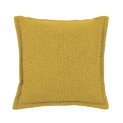 Cuscino Arredo Senape con Balza Idrorepellente 50×50 cm