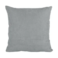 Cuscino Arredo Sfoderabile Grigio con Interno in Fibra 50×50 cm