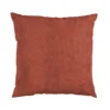Cuscino Arredo Sfoderabile Terracotta con Interno in Fibra 50×50 cm