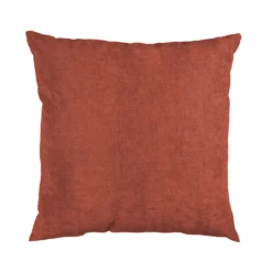 Cuscino Arredo Sfoderabile Terracotta con Interno in Fibra 50×50 cm