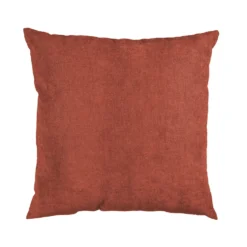 Cuscino Arredo Sfoderabile Terracotta con Interno in Fibra 50×50 cm