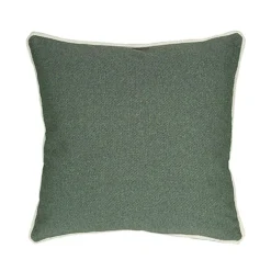 Cuscino Arredo Verde con Bordo piping Idrorepellente 50×50 cm