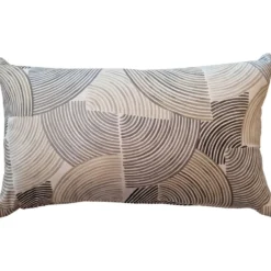 Cuscino Arredo Vortix Geometrico Beige 30x50 cm