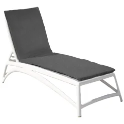 Cuscino Coprilettino Monoblocco Tinta Unita Grigio scuro 180x59 cm