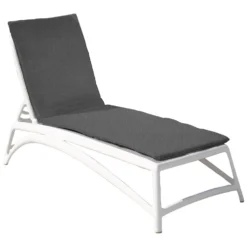 Cuscino Coprilettino Monoblocco Tinta Unita Grigio scuro 180x59 cm