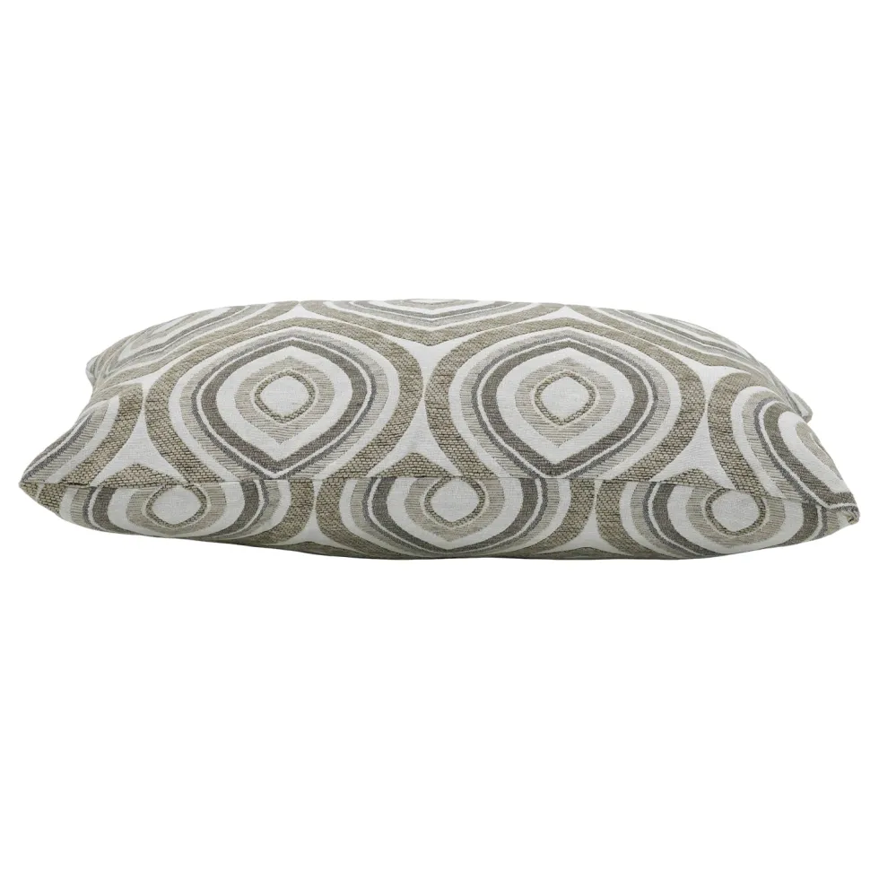 Cuscino Jacquard Sfoderabile Beige 30x50 cm