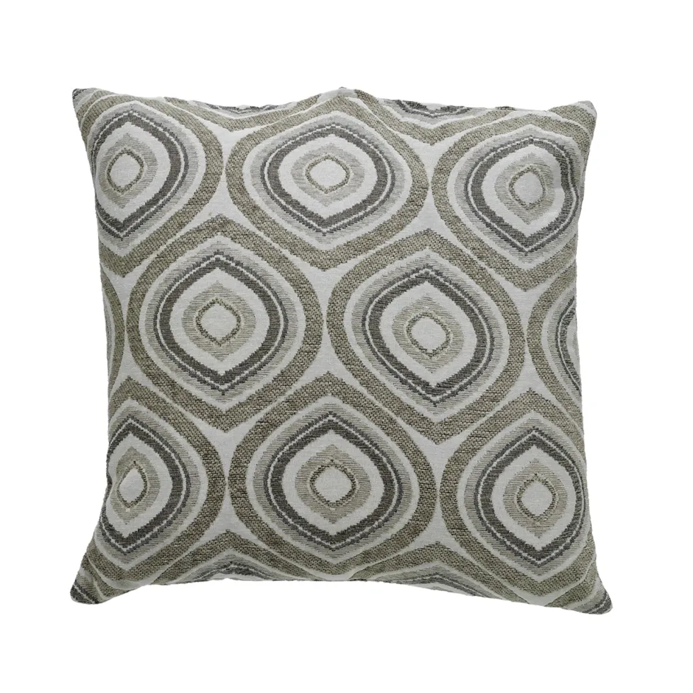 Cuscino Jacquard Sfoderabile Beige 45x45 cm