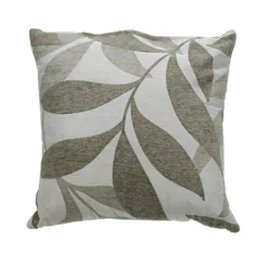 Cuscino Jacquard Sfoderabile Beige 45x45 cm