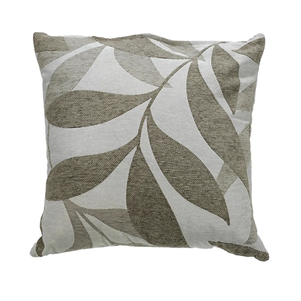 Cuscino Jacquard Sfoderabile Beige 45x45 cm