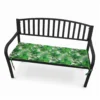 Cuscino per panca monoblocco Decoro Foglie 120x40 cm