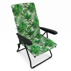 Cuscino per Sdraio Decoro Foglie 120x48 cm