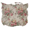 Cuscino Sedia Floreale Panna 40x40 cm spessore 5 cm