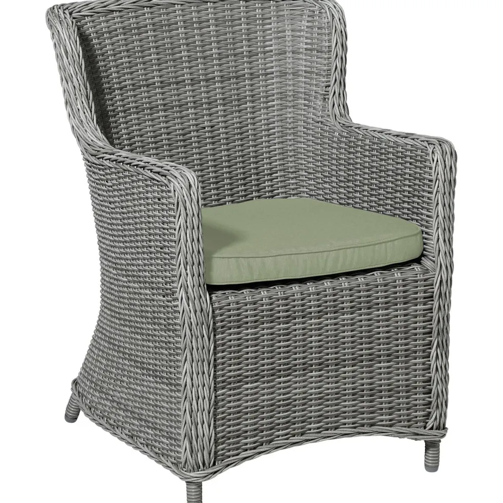 Cuscino seduta Wicker Universale Serie Panama Salvia 48x48 cm