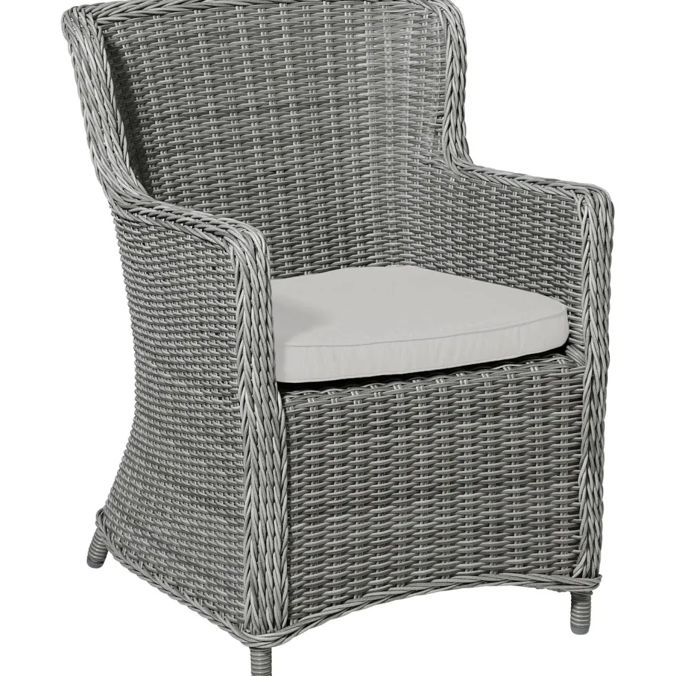 Cuscino seduta Wicker Universale Serie Panama Beige 48x48 cm