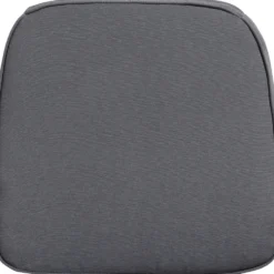Cuscino seduta Wicker Universale Serie Panama Grigio 48x48 cm