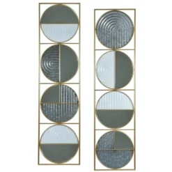 Decorazione da Parete con Specchi h102x28 cm