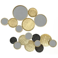 Decorazione da Parete con Specchi h49x99 cm