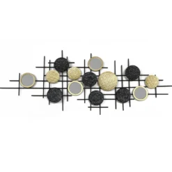 Decorazione da Parete con Specchi h52x132 cm