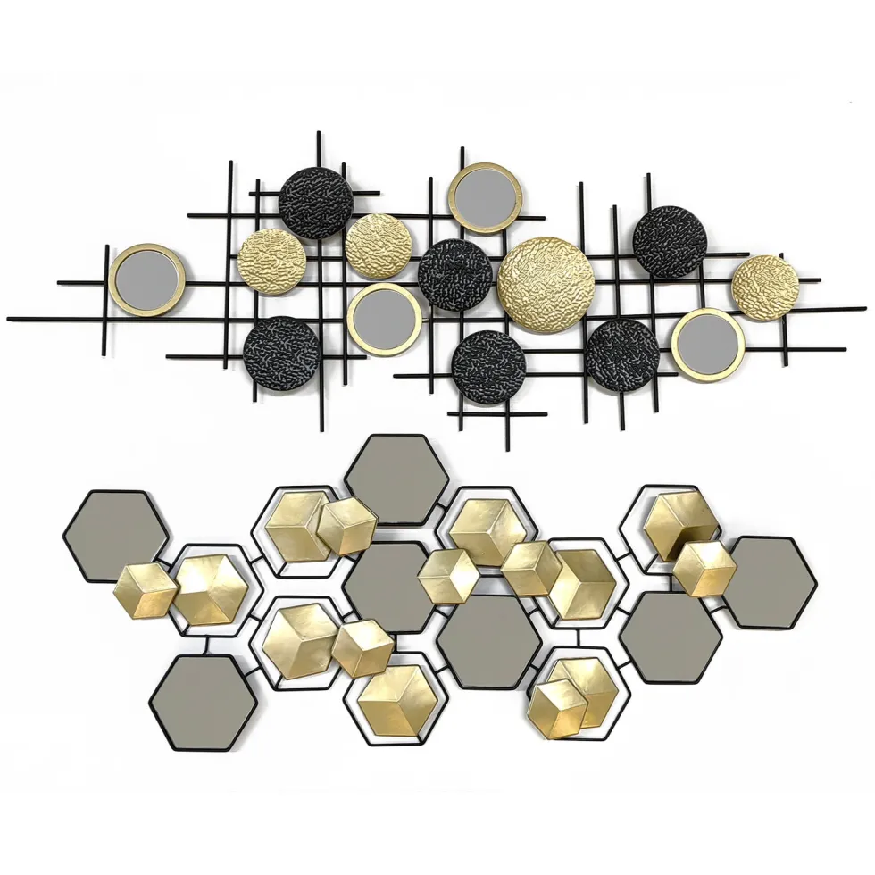 Decorazione da Parete con Specchi h52x132 cm