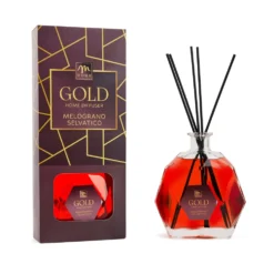 Diffusore di Fragranza Ambiente Gold Melograno Selvatico con Bastoncini 700 ml