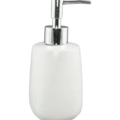 Dispenser bianco opaco ricaricabile per sapone liquido 320ml