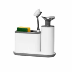 Dispenser Sapone con Portaoggetti in Polipropilene 280 ml