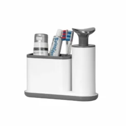 Dispenser Sapone con Portaoggetti in Polipropilene 280 ml