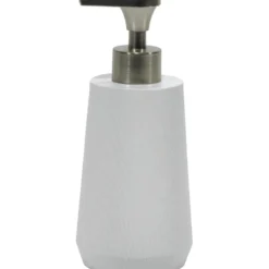 Dispenser Sapone Effetto Legno Bianco