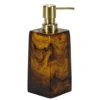 Dispenser sapone Effetto Marmo Marrone 300 ml