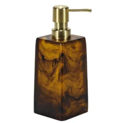 Dispenser sapone Effetto Marmo Marrone 300 ml