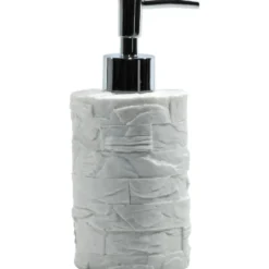 Dispenser sapone Effetto Pietra Bianco