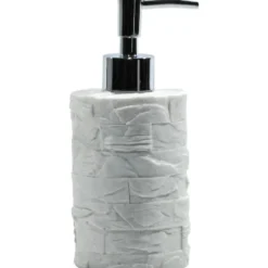 Dispenser sapone Effetto Pietra Bianco