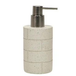 Dispenser sapone in Poliresina Effetto Pietra Beige 250 ml